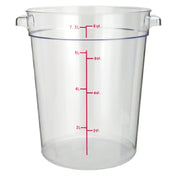 Winco PCRC-8 Food Storage Container 8 Qt. 8-15/16" X 10-3/8" X 10-3/4"H