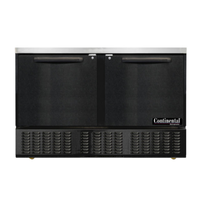 Continental Refrigerator UCF48SN-B Undercounter Freezer Shallow Depth 48"W