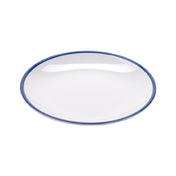 GET Enterprises CS-800-W/CB Settlement Bistro™ Enamelware Side Dish Plate 8" X 7/8" Round