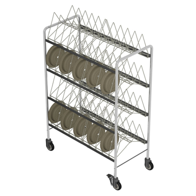Caddy T-540 Mega-Temp/Therma-Lock Rack Caddy For Plastic Dome Covers 39-1/2"W X 20"D X 61-1/4"H