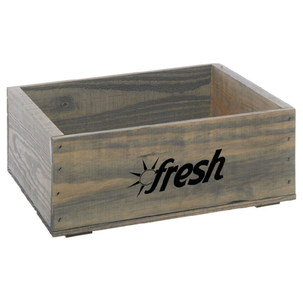 Hubert 23112 - Crate, With "Fresh" Logo, 14-3/4" X 11-1/4" X 5-7/8"H