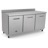 Kelvinator KCHUCWT72R (738302) 3-solid Hinged Door Counter Top Refrigerator