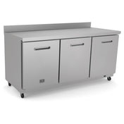 Kelvinator KCHUCWT72R (738302) 3-solid Hinged Door Counter Top Refrigerator