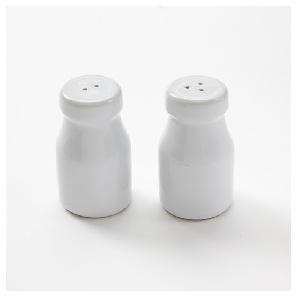 American Metalcraft CSPW Salt & Pepper Shaker Set 2 Oz. 1-7/8" Dia. X 2-3/8"H