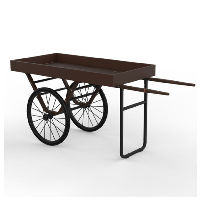 Steelite MGCCNT04DSXX Mogogo Cantine Cart Dark With Black Wheels