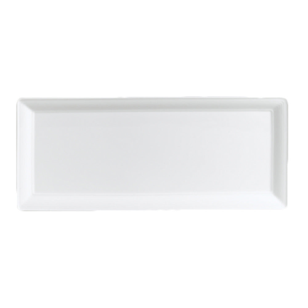 Steelite 6300P107 Rectangular Tray Embossed 9.5" X 4.75"Aura Rene Ozorio
