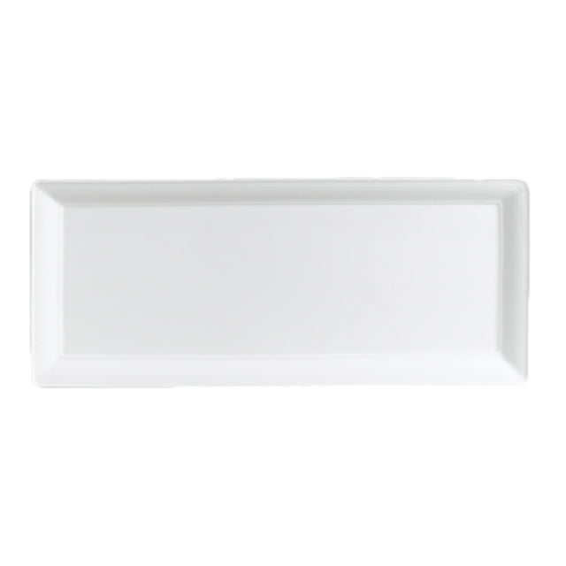 Steelite 6300P107 Rectangular Tray Embossed 9.5" X 4.75"Aura Rene Ozorio