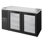 True Refrigeration TBR60-RISZ1-L-B-GG-1 Refrigerated Back Bar Cooler Two-section