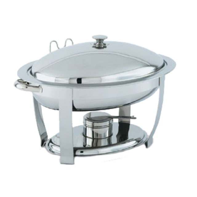 Vollrath 46500 Orion® Oval Chafer 6 Quart (5.7 L) High Mirror Finish