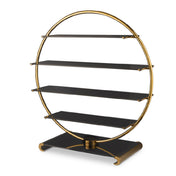 Bon Chef 2904-G Wheel Display Stand 3-tier 38"L X 14"W X 38"H