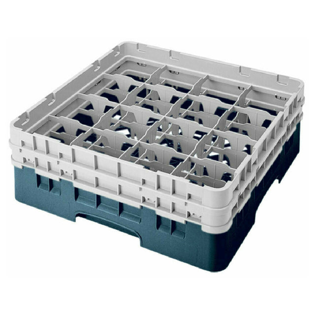 Cambro 16S434414 Camrack® Glass Rack With (2) Soft Gray Extenders Full Size