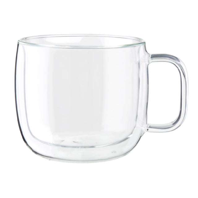 Zwilling 39500-094 Sorrento Plus Cappuccino Glass Mug Set 15 Oz. (450ml) Double Wall