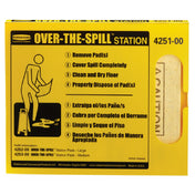 Rubbermaid FG425100YEL Over-the-Spill™ Station Kit Includes Pad Dispenser 22 Large Pads And Fasteners