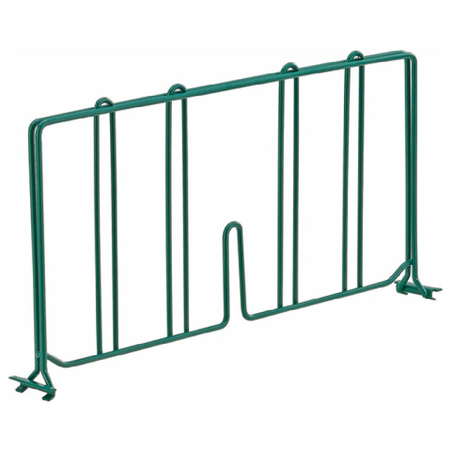 Klinger's Trading SDIVIDER18-GREEN Shelf Divider For Wire Shelves 18"W X 9-1/2"H