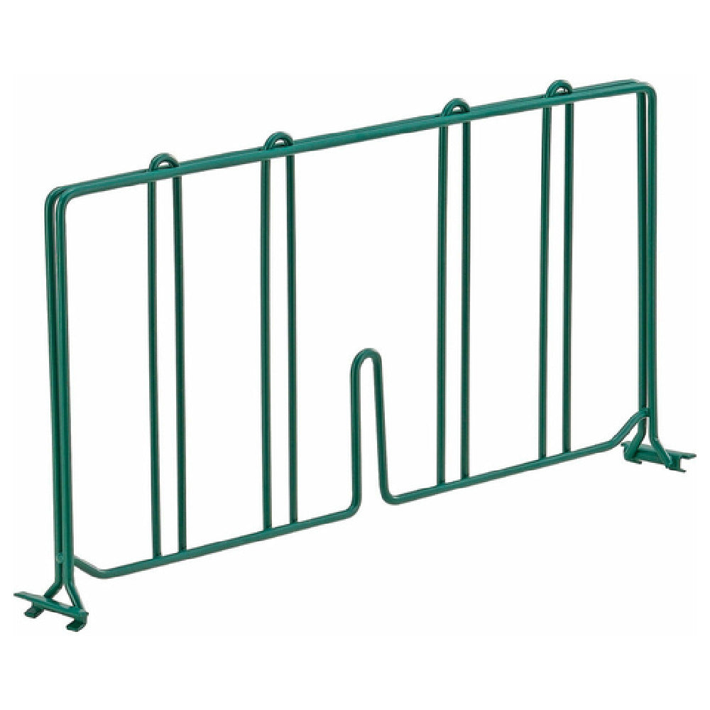 Klinger's Trading SDIVIDER14-GREEN Shelf Divider For Wire Shelves 14"W X 9-1/2"H