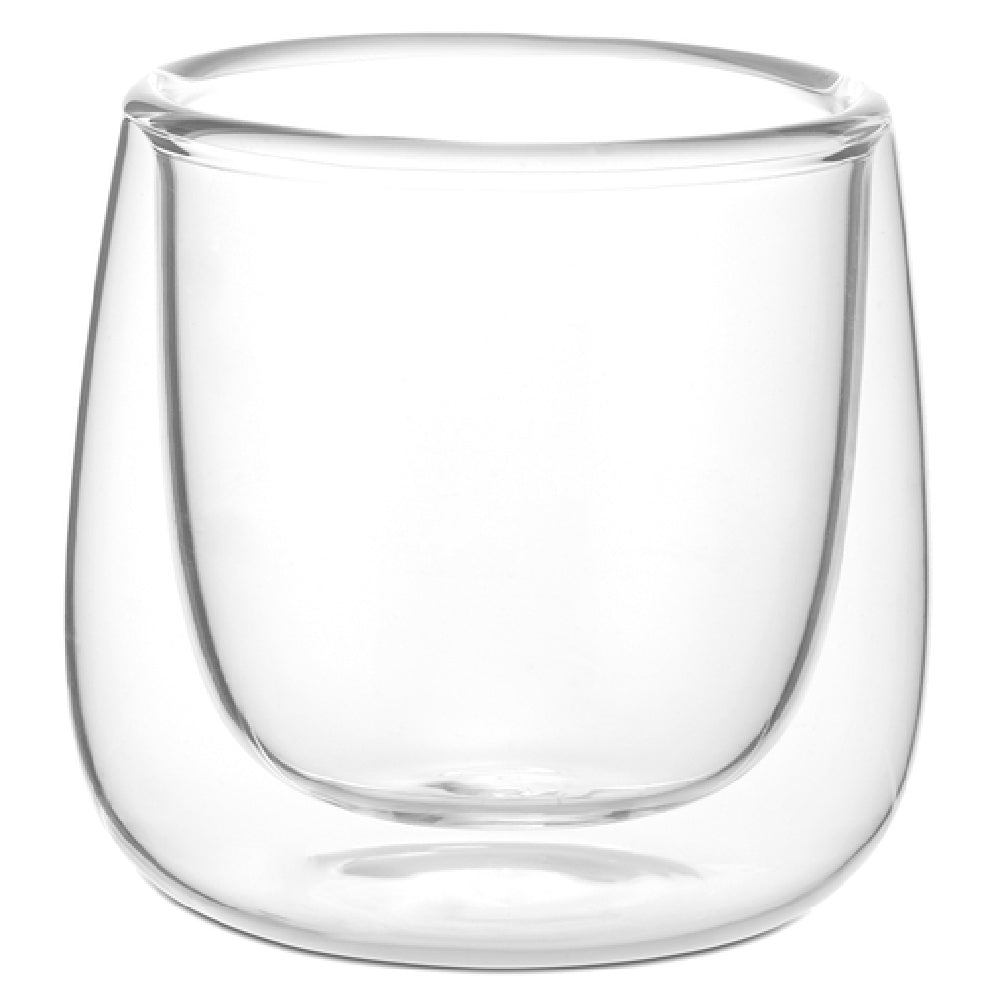 JB Prince RB114 Comatec Glass 2.7 Oz. 3" Dia. X 3"H Double Wall