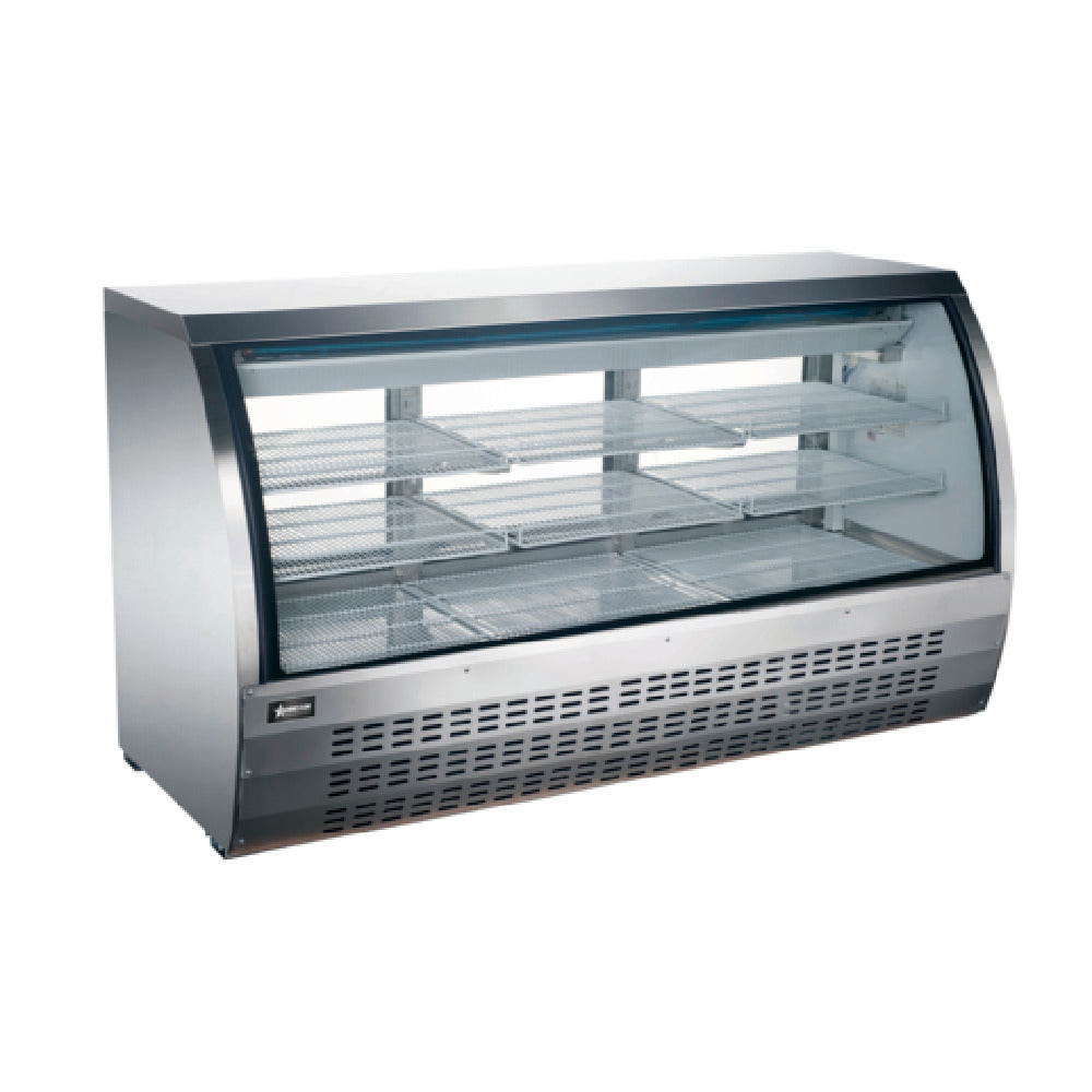 Omcan 50085 (RS-CN-0163-S) Refrigerated Deli Display Case Floor Model 64"W