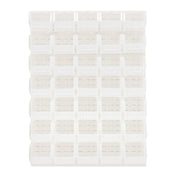 Quantum QLP-4861HC-240-35CL Louvered Panel Wall Mounted 48"L X 15"D X 61"H