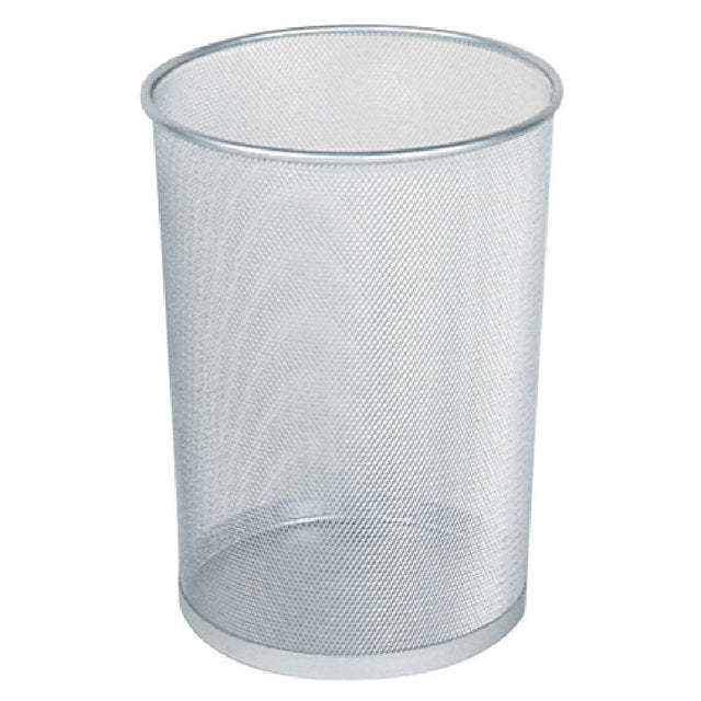 Rubbermaid FGWMB20SLV Concept Collection™ Steel Wastebasket 5 Gallon 11-1/2" Dia. X 14" H