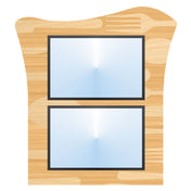 Hubert 36962 - Menu Board, 2-pocket, Wall-mount