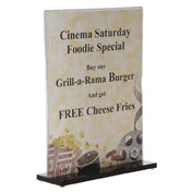 Hubert 37838 - Sign Holder, 8-1/2" X 11"H, Rectangular