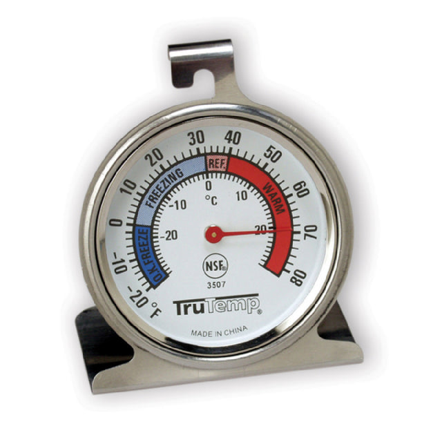 Royal TAY 3507 - Refrigerator/Freezer Thermometer, 2-1/2" Dial - 20° To 80°F (-30° To 30° C) Temperature Range