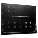 Alpine Industries ADI640-3020-BLK Hanging Magazine Rack 20" X 30" Adjustable Pockets