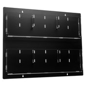 Alpine Industries ADI640-3020-BLK Hanging Magazine Rack 20" X 30" Adjustable Pockets