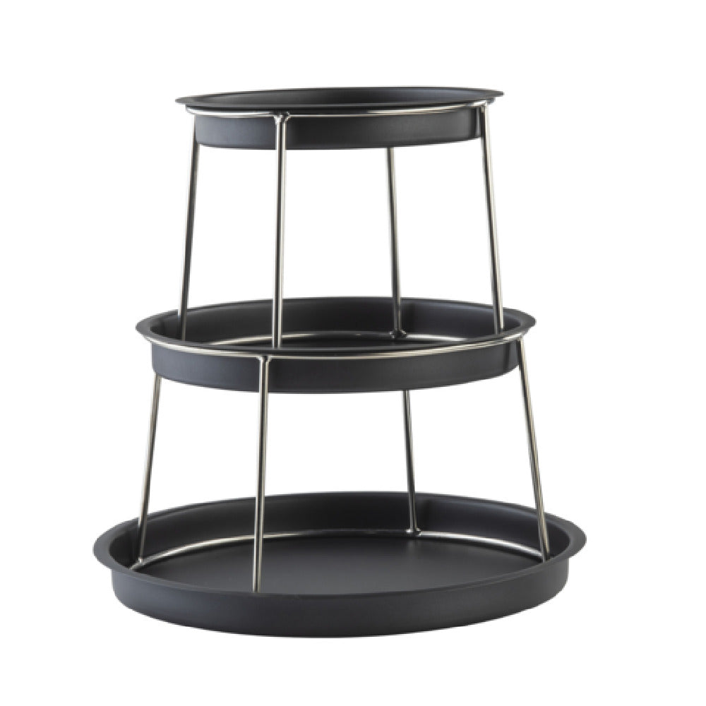 TableCraft Products 12067 - Sharing Tower, 3-tier, 14"x14"x13.75"