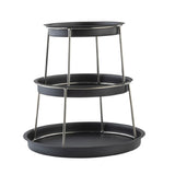 TableCraft Products 12067 - Sharing Tower, 3-tier, 14"x14"x13.75"