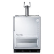 Summit SBC56GBICSSADA Draft Beer Cooler Dispenser ADA Compliant Counter Height