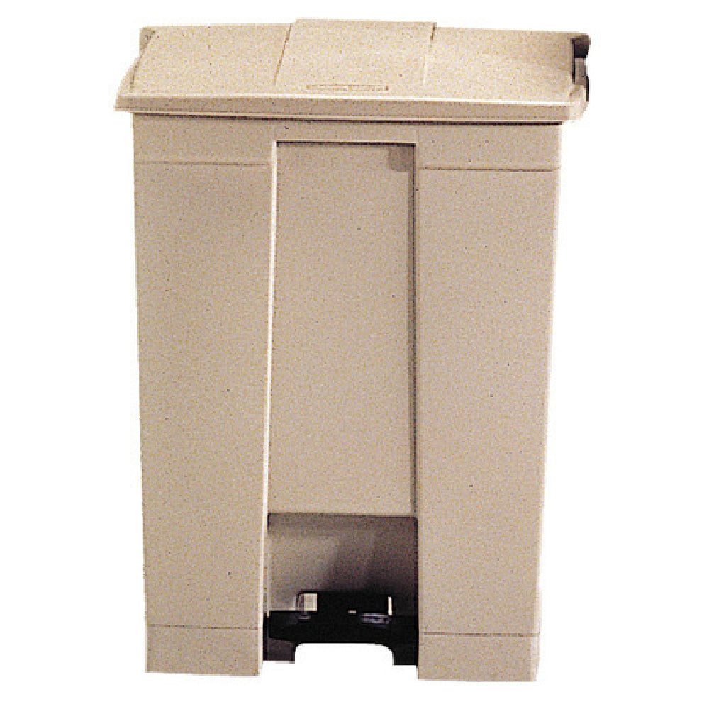 Rubbermaid FG614500BEIG Step-On Container 18 Gallon 19-3/4" X 16-1/8"W X 26-1/2"H