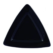 CAC China TRG-12-BLU Festiware Plate 11-1/2"L X 11-1/2"W X 1"H Triangular