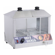 Hubert 40105 - Kratos® Hot Dog And Bun Steamer, 14"W X 14"D X 16"H, Holds Up To 100 Hot Dogs And 48 Buns