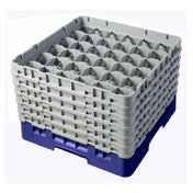 Cambro 36S1114186 Camrack® Glass Rack With (6) Soft Gray Extenders Full Size