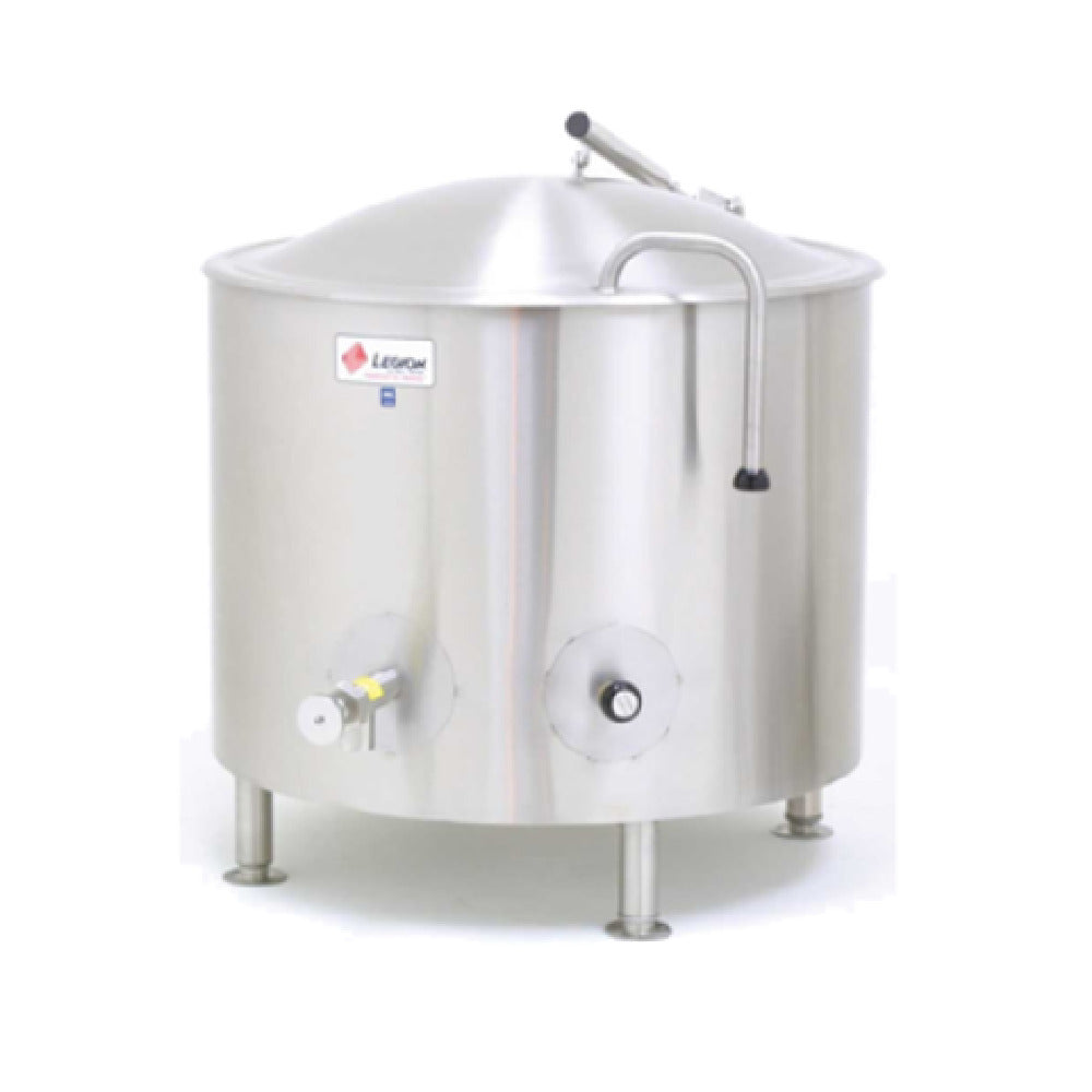Legion LSI-20MV Low-Rim™ Stationary Direct Steam Kettle With Mixer 20-gallon