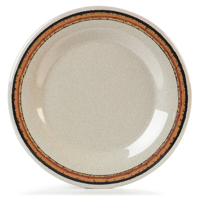 Carlisle 43011908 Carlisle Durus® Dinner Plate 10-1/2" Dia. Wide Rim