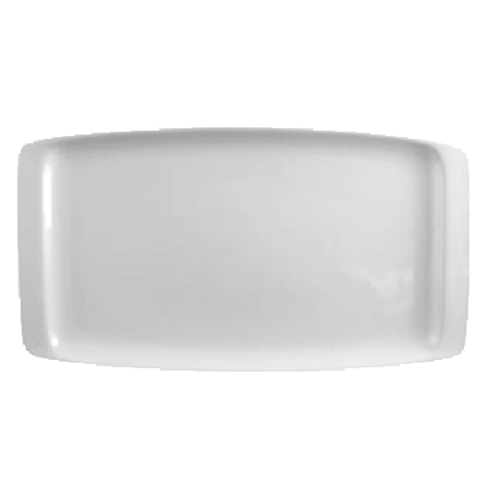 Vertex China AL-R25-B Platter 13-3/4" X 7-1/2" Rectangular