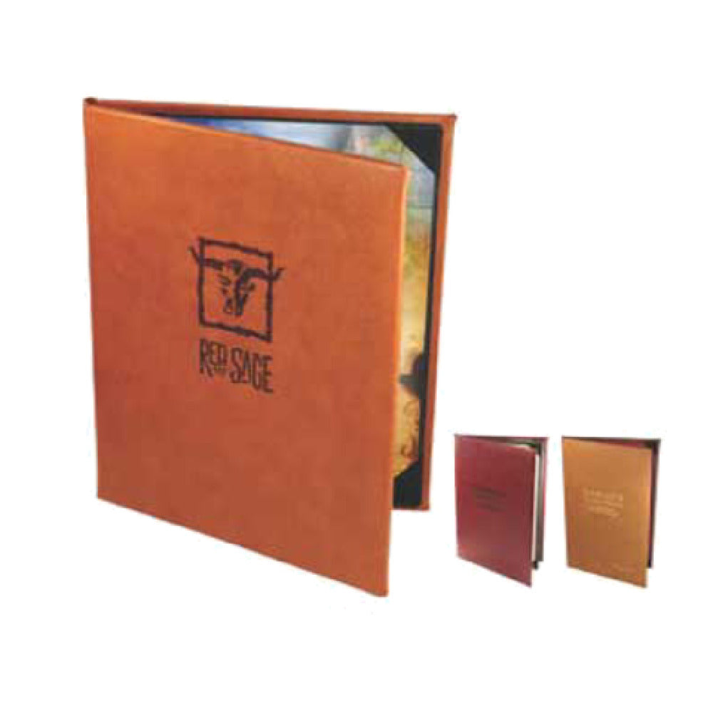 Menu Solutions BEL30C Menu Cover Holds 8-1/2" X 11" Inserts Triple Panel Fold Out With 3 Views