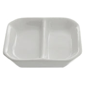 10 Strawberry St WTR-3DIV - Sauce Dish, (2) 1/2 Oz. Compartments, 3"