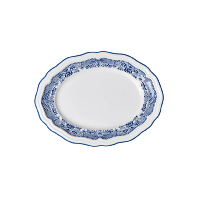 Steelite 62565FP818 Oval Platter 9.0" X 6.75" X 0.875" Adelina