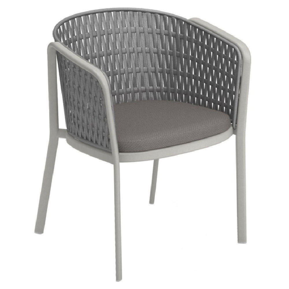 Emuamericas, Llc E1214-73-18 - Carousel Armchair, Indoor/outdoor, With Synthetic Flat Rope Back