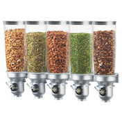 Cal Mil 3518-5-39FF Cereal Dispenser (5) 5L Capacity Cylinders 40"W X 6-1/2"D X 19-3/4"H