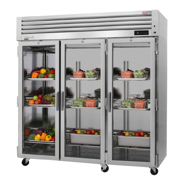 Turbo Air PRO-77R-G-N PRO Series Refrigerator Reach-in Three-section