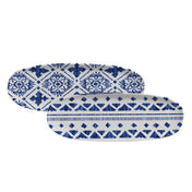 Porto Brasil 34214117901 - Shallow Organic Oval Platter Large, 5.1", Stoneware