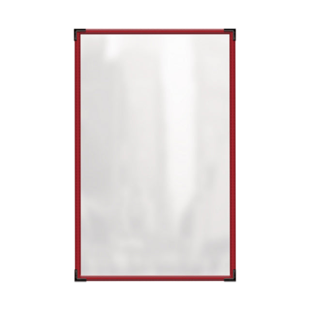 Risch TES 11X17 Deluxe Clear Sewn Menu Cover 11" X 17" Single
