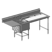 Eagle FNP2820-1-48TR Spec-Master® FNP Series Prep Sink One Compartment