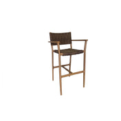 Plantation Prestige 8260300-0260 - Bali Barstool, With Arms, Pecan Weave