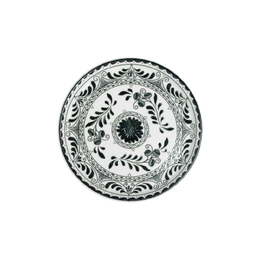 Steelite A101P804 Plate 5.75" Talavera Motiva Black
