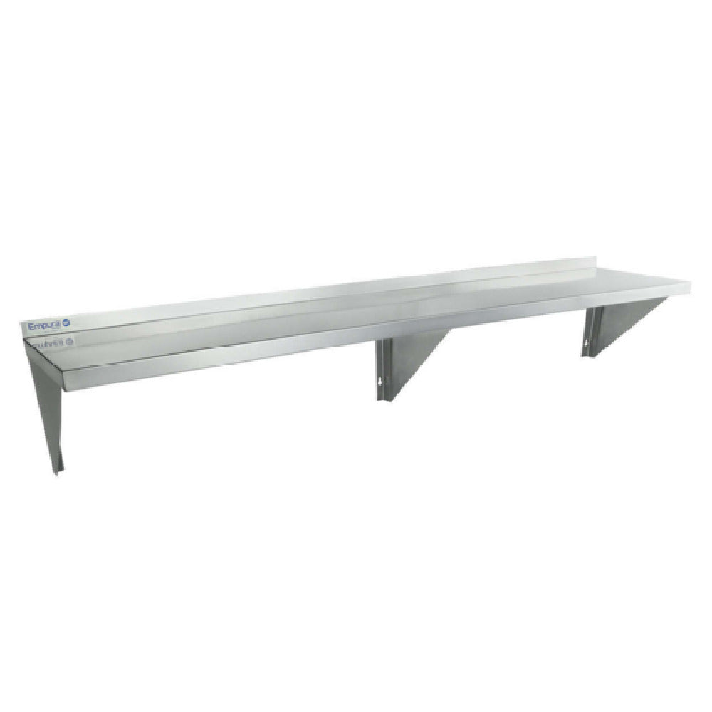 Empura 1572WS18G - Wall Mount Storage Shelf, 72"W X 15"D X 16"H, Standard Duty